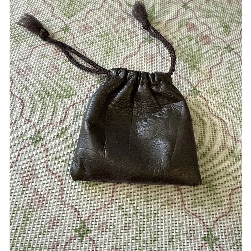 Vintage Lords Jewelers Inc Jewelry Pouch Black Drawstring‎ Storage Bag 3x3